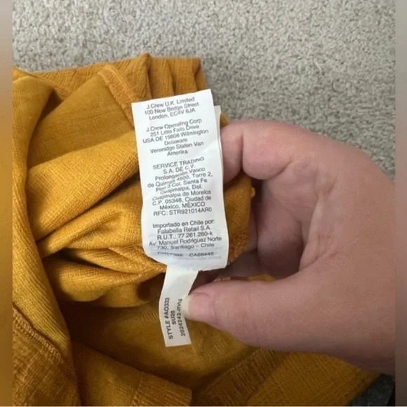 Madewell Knit Apron Cami Dress – Yellow Gold – Women’s XXL NWT - Picture 8 of 9